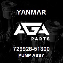729928-51300 Yanmar PUMP ASSY | AGA Parts
