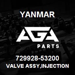 729928-53200 Yanmar VALVE ASSY,INJECTION | AGA Parts