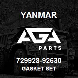 729928-92630 Yanmar GASKET SET | AGA Parts