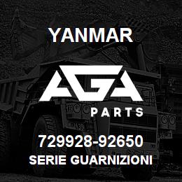 729928-92650 Yanmar SERIE GUARNIZIONI | AGA Parts