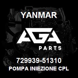 729939-51310 Yanmar POMPA INIEZIONE CPL | AGA Parts