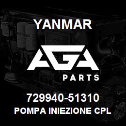 729940-51310 Yanmar POMPA INIEZIONE CPL | AGA Parts
