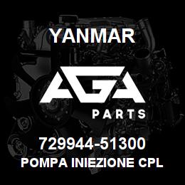 729944-51300 Yanmar POMPA INIEZIONE cpl | AGA Parts