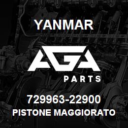 729963-22900 Yanmar PISTONE MAGGIORATO | AGA Parts