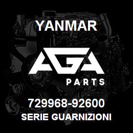 729968-92600 Yanmar SERIE GUARNIZIONI | AGA Parts