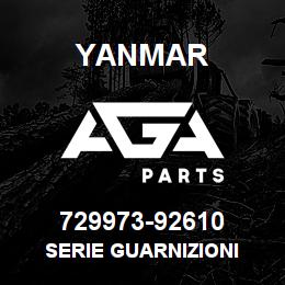 729973-92610 Yanmar SERIE GUARNIZIONI | AGA Parts