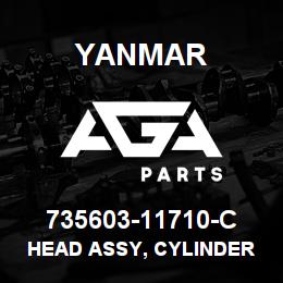 735603-11710-C Yanmar HEAD ASSY, CYLINDER | AGA Parts