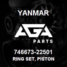 746673-22501 Yanmar ring set, piston | AGA Parts