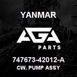 747673-42012-A Yanmar cw. pump assy | AGA Parts