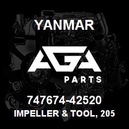 747674-42520 Yanmar impeller & tool, 205 | AGA Parts