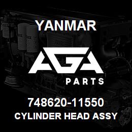 748620-11550 Yanmar CYLINDER HEAD ASSY | AGA Parts