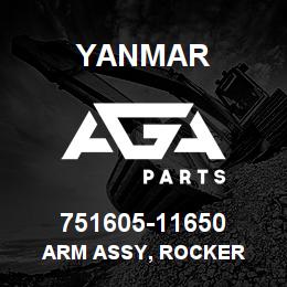 751605-11650 Yanmar arm assy, rocker | AGA Parts