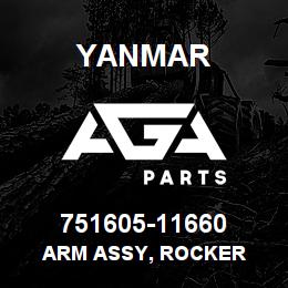 751605-11660 Yanmar arm assy, rocker | AGA Parts