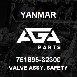 751895-32300 Yanmar Valve Assy, Safety | AGA Parts