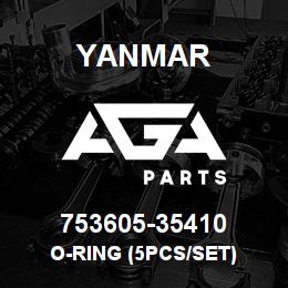753605-35410 Yanmar o-ring (5PCS/SET) | AGA Parts