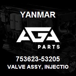 753623-53205 Yanmar valve assy, injection | AGA Parts