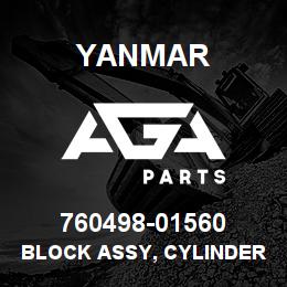 760498-01560 Yanmar block assy, cylinder | AGA Parts
