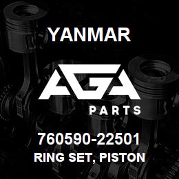 760590-22501 Yanmar RING SET, PISTON | AGA Parts