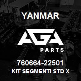 760664-22501 Yanmar KIT SEGMENTI std x | AGA Parts