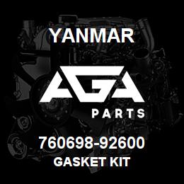 760698-92600 Yanmar gasket kit | AGA Parts