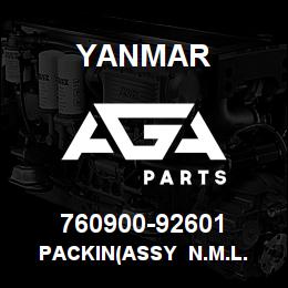 760900-92601 Yanmar PACKIN(ASSY n.m.l. | AGA Parts