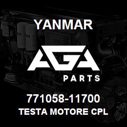771058-11700 Yanmar TESTA MOTORE cpl | AGA Parts
