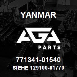 771341-01540 Yanmar siehe 129100-01770 | AGA Parts