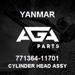 771364-11701 Yanmar cylinder head assy | AGA Parts