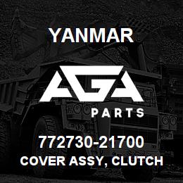 772730-21700 Yanmar COVER ASSY, CLUTCH | AGA Parts