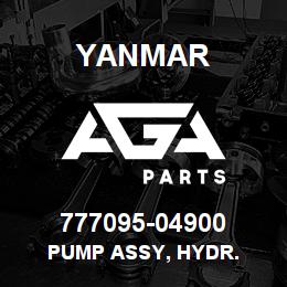 777095-04900 Yanmar pump assy, hydr. | AGA Parts