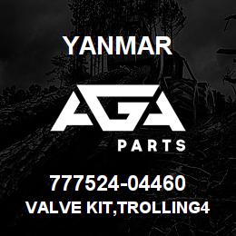 777524-04460 Yanmar VALVE KIT,TROLLING4 | AGA Parts