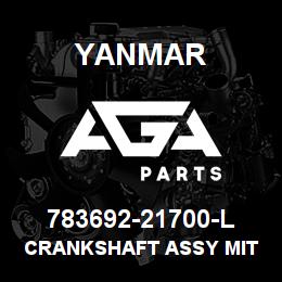 783692-21700-L Yanmar crankshaft assy mit Lager | AGA Parts