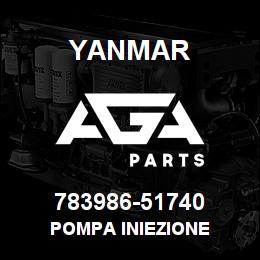 783986-51740 Yanmar POMPA INIEZIONE | AGA Parts