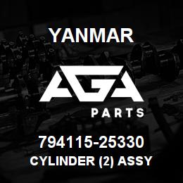 794115-25330 Yanmar cylinder (2) assy | AGA Parts