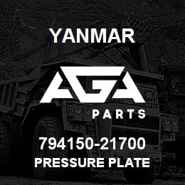 794150-21700 Yanmar PRESSURE PLATE | AGA Parts