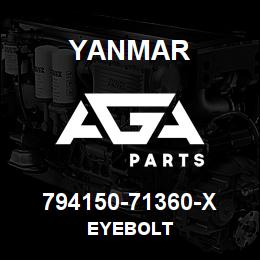 794150-71360-X Yanmar EYEBOLT | AGA Parts