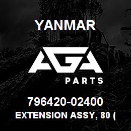 796420-02400 Yanmar extension assy, 80 (SD20, 30,25) | AGA Parts