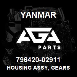 796420-02911 Yanmar HOUSING ASSY, GEARS | AGA Parts