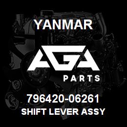 796420-06261 Yanmar shift lever assy | AGA Parts