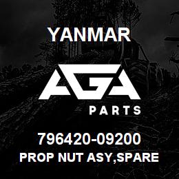 796420-09200 Yanmar PROP NUT ASY,SPARE | AGA Parts