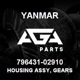 796431-02910 Yanmar HOUSING ASSY, GEARS | AGA Parts