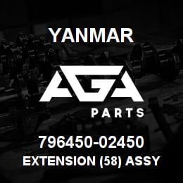 796450-02450 Yanmar EXTENSION (58) ASSY | AGA Parts