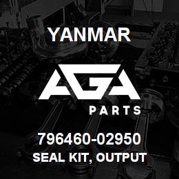 796460-02950 Yanmar SEAL KIT, OUTPUT | AGA Parts