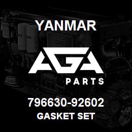 796630-92602 Yanmar gasket set | AGA Parts