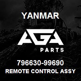 796630-99690 Yanmar REMOTE CONTROL ASSY | AGA Parts