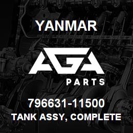 796631-11500 Yanmar tank assy, complete | AGA Parts