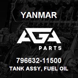 796632-11500 Yanmar tank assy, fuel oil | AGA Parts