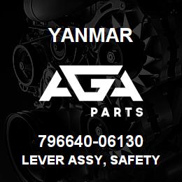 796640-06130 Yanmar lever assy, safety | AGA Parts