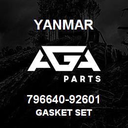 796640-92601 Yanmar GASKET SET | AGA Parts