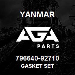 796640-92710 Yanmar GASKET SET | AGA Parts